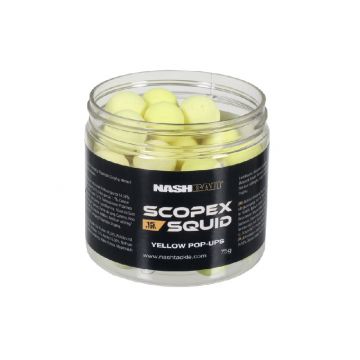 Nashbait Scopex Squid Airball Pop ups geel karper pop-up boilies 15mm