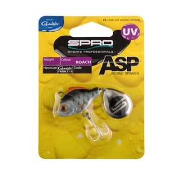 Predator ASP Spinner UV roach vislepel 10g H10