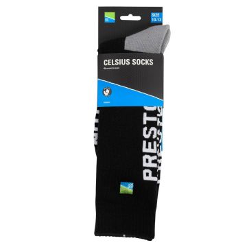 Preston Innovations Celsius Socks gris - noir  39-42