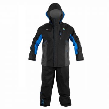 Preston Innovations DFX Suit zwart - blauw warmtepak Xxx-large