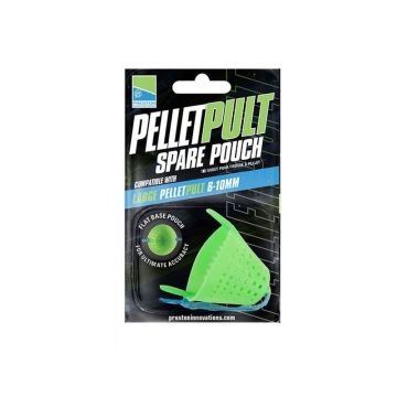 Preston Innovations Pelletpult Spare Pouch bleu - vert  Large