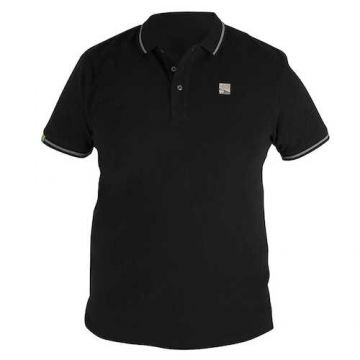 Preston Innovations Preston Black Polo zwart vis t-shirt Xx-large