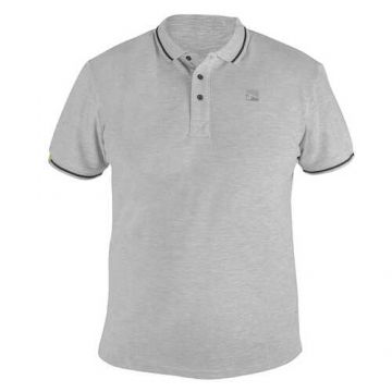 Preston Innovations Preston Grey Polo grijs vis t-shirt Xx-large