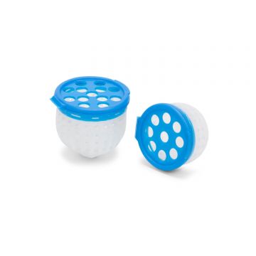 Preston Innovations Sprinkle Soft Pots blauw - clear witvis viskatapult Small