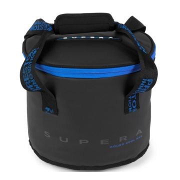 Preston Innovations Supera Round Cool Bag zwart - blauw foreltas witvistas