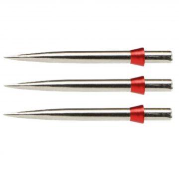 Red Dragon Trident Points Silver rood 33mm