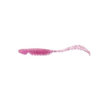 Reins Curly Shad pink silver shad 3.5 Inch