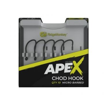 Ridgemonkey RM-Tec Ape-X Chod Hook gun metal karper vishaak 6