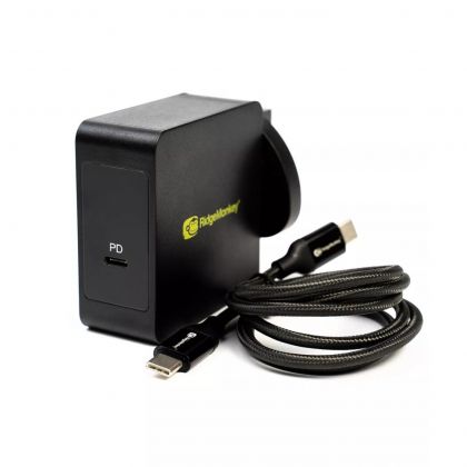 Ridgemonkey Vault 60W USB-C Power Adaptor zwart batterij