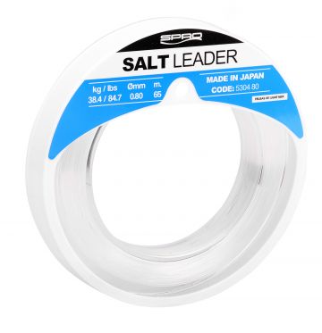 Saltwater Salt Leader clear zeevis visdraad 0.50mm 65m 20.4kg
