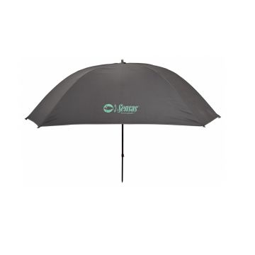 Sensas Paraplu Super Challenge Vierkant zwart - groen visparaplu 2m50