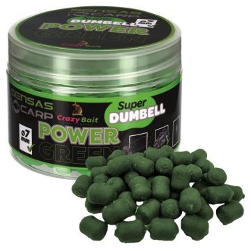 Sensas Super Dumbell Power Green groen witvis mini-boilie 7mm 80g