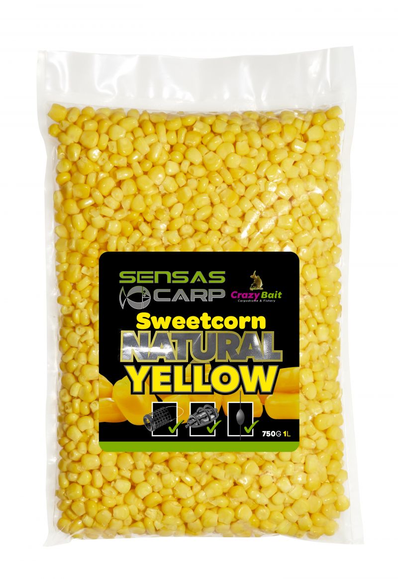 Sensas Sweetcorn Naturel Yellow geel partikel 1000ml