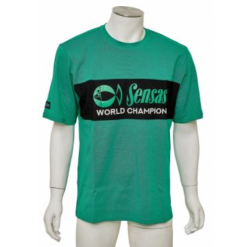 Sensas T-Shirt Fashion Club Groen & Zwart zwart - groen - wit vis t-shirt Xx-large