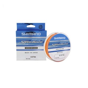 Shimano Speedmaster Tapered Surf Leader orange  0.18-0.57mm 10x15m