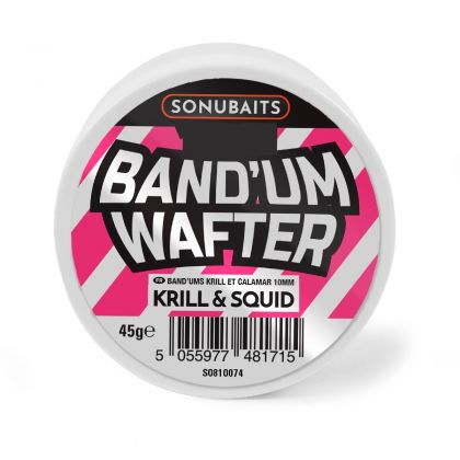 Sonubaits Band'Um Wafter Krill & Squid rose - blanc  8mm