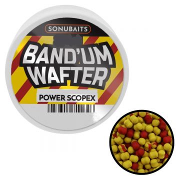 Sonubaits Band'Um Wafter Power Scopex geel -bruin witvis mini-boilie 6mm