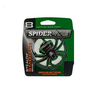 Spiderwire Stealth Smooth groen gevlochten visdraad 0.10mm 300m