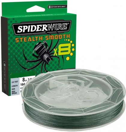 Spiderwire Stealth Smooth X8 green gevlochten visdraad 0.23mm 300m