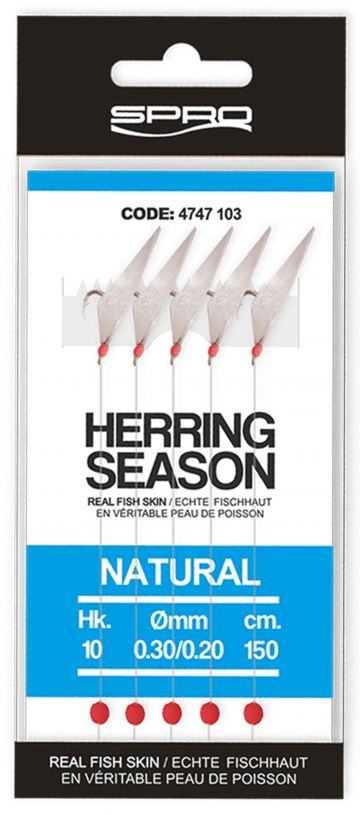 Spro Herring Season Rigs wit - clear zeevis zee onderlijn H10