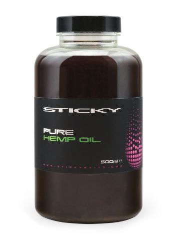 Sticky Baits Pure Hemp Oil zwart aas liquid 500ml