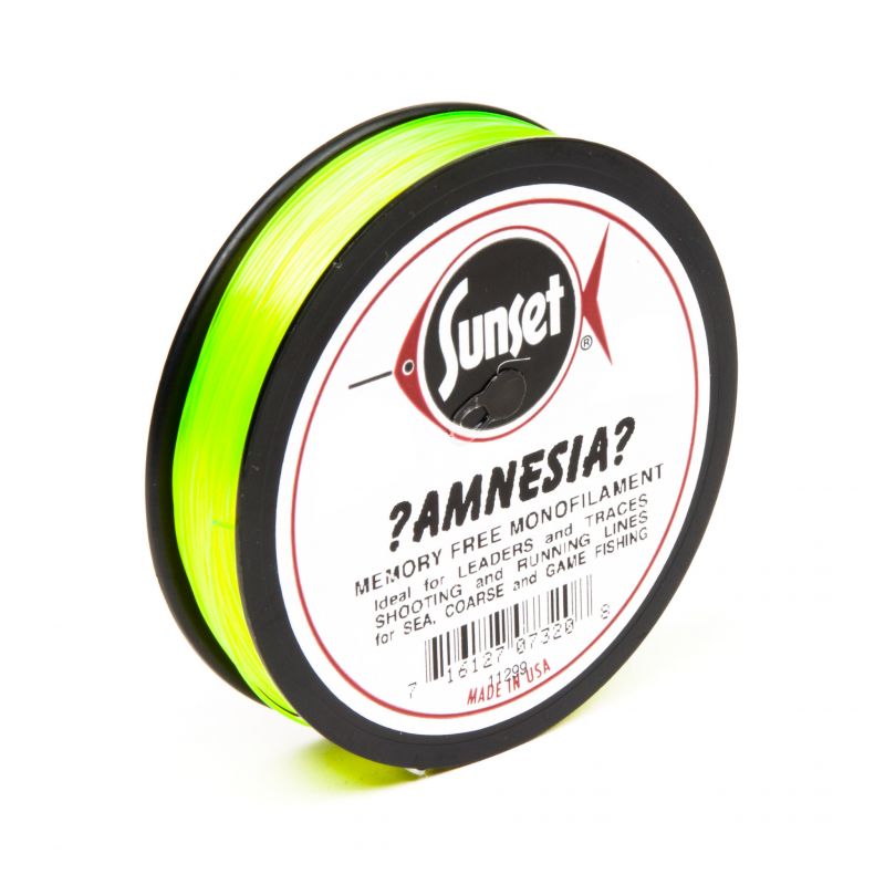 Sunset Amnesia groen - geel zeevis visdraad 0.24mm 100m 2.7kg