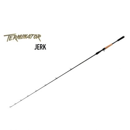 Foxrage Terminator Jerk zwart - bruin roofvis spinhengel 1m80 40-120g