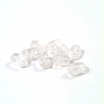 Tronixpro 4 Way beads clear zeevis klein vismateriaal 5*8mm