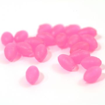 Tronixpro Oval Beads pink zeevis klein vismateriaal 4mm