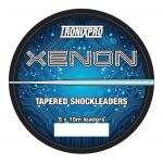 Tronixpro Xenon Tapered Leaders clear zeevis visdraad 20° - 50° 5 X 15m