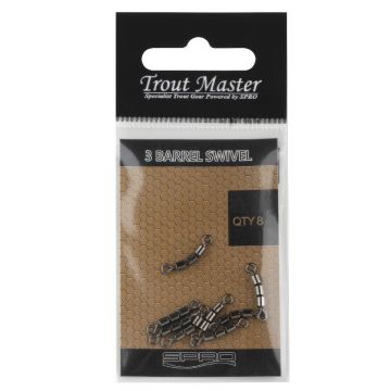 Troutmaster 3-Jointed Rolling Swivel nickel  18 14kg