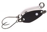 Troutmaster Incy Spoon black - white vislepel 2.50g