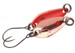 Troutmaster Incy Spoon copper - red vislepel 2.50g