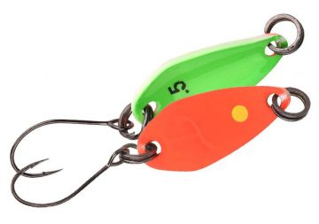 Troutmaster Incy Spoon orange - green  1.50g