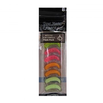Troutmaster Real Camola flash pack forel forelaas 3cm