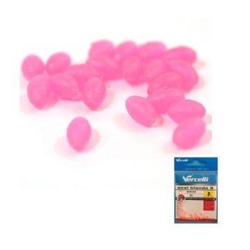 Vercelli Soft Oval Beads rose  Large