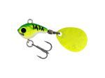 Westin DropBite Tungsten Spin Tail Jig chartreuse ice roofvis spinnerbait 9g