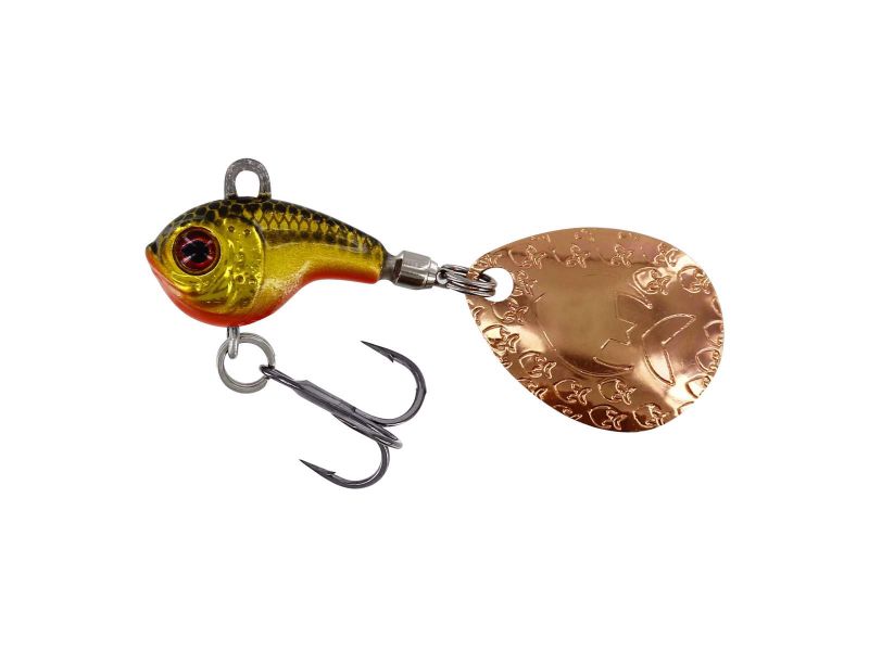 Westin DropBite Tungsten Spin Tail Jig gold rush roofvis spinnerbait 7g