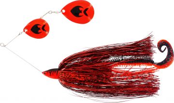 Westin Monster Vibe Colorado flash red roofvis spinnerbait 65g
