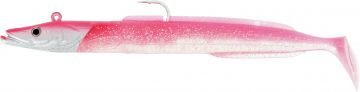 Westin Sandy Andy Jig glowing lipstick shad zeebaars 15cm 42g
