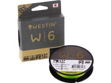 Westin W6 8 Braid lime punch gevlochten visdraad 0.128mm 135m 5.50kg