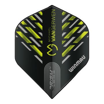 Winmau Prism Alpha MVG Standard zwart - groen 100 Micron