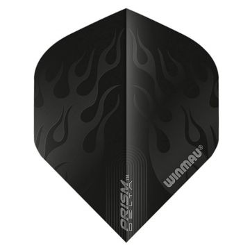 Winmau Prism Delta Flame Black Standard zwart 100 Micron
